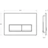 BelBagno BB-15R-GM Кнопка смыва, оружейная сталь