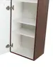 BelBagno DUE-1500-2A-SC-NOCE-P DUE Шкаф подвесной с двумя распашными дверцами с доводчиками, с двумя полками, универсальный, Noce, 400x300x1500