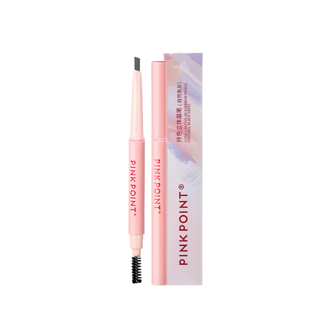 ( 2 PV) PINK POINT Карандаш для бровей со стойким объёмным цветом. Цвет: Естественный тёмно-коричневый, объем: 0.3 г.