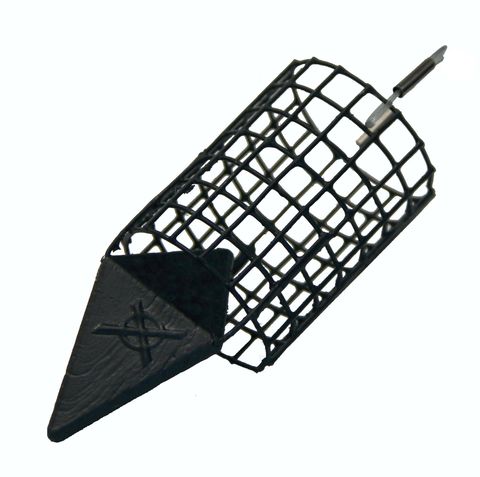 Груз-кормушка мет. X-FEEDER ME BULLET 4K MIDDLE 060 г (35 мл, цвет Matt Black, сварная сетка)  10 шт/уп.