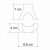 WasserKRAFT Berkel K-6823D Крючок, цвет: хром