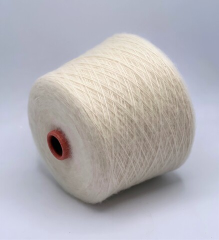 FILCOM (пр.Италия), art.Soffiato, 380м/100 гр. 15%Меринос 35%Мохер 50%Шелк, цвет-Молочный, арт.17369