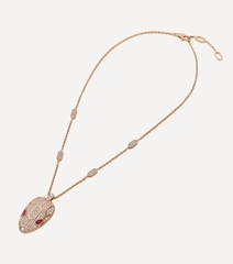 23935-kole-s-podveskoj-golova-zmei-s-kub-cirkonami-rose-vgold