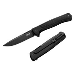 Фото Складной нож LionSteel Skinny Aluminium, сталь MagnaCut, рукоять алюминий/микарта, черный