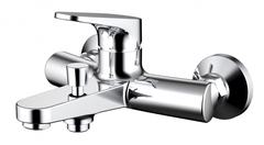 СМЕСИТЕЛЬ ДЛЯ ВАННЫ С КОРОТКИМ ИЗЛИВОМ BRAVAT ELER F6191238CP-01-RUS