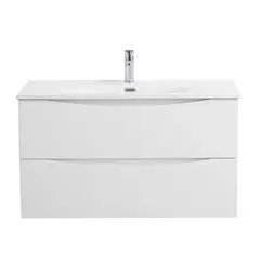 BelBagno Marino MARINO-CER-N-1000-2C-SO-BO-P Тумба под раковину подвесная, 100x45.5, цвет: белый фото