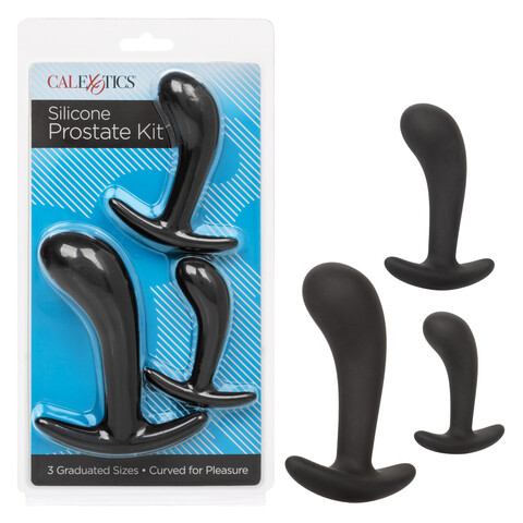 Набор из 3 анальных пробок из силикона SILICONE PROSTATE KIT