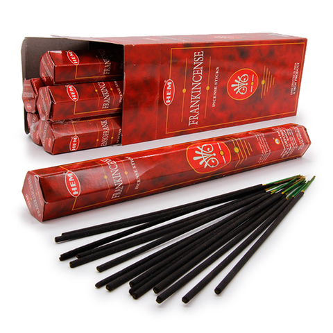 Благовония HEM Hexa FRANK INCENSE аромапалочки Ладан чистая эссенция, 20 г (20 ароматических палочек)