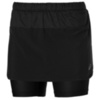 Беговая юбка-шорты женская Asics FujiTrail Skort черная - 2