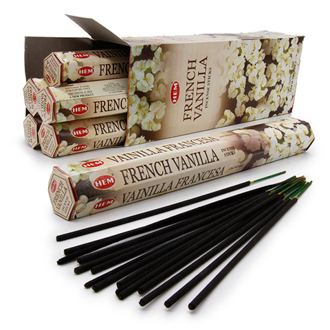 Благовония HEM Hexa HEM Hexa FRENCH VANILLA французская ваниль, 20 г (20 ароматических палочек)