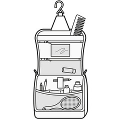 Сумка-органайзер toiletbag red