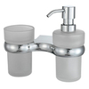 WasserKRAFT Berkel K-6889 Держатель стакана и дозатора, цвет: хром