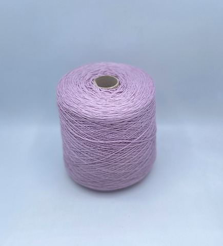 Бобинная пряжа (пр.Италия), art.Cotone, 350м/100 гр. 100%Хлопок, цвет-Розовая сирень , арт.34792