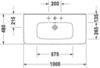 Duravit DuraStyle 2320100000 Раковина мебельная