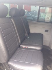 Чехлы на Volkswagen T6 микроавтобус Multivan / Caravelle / Transporter 2015–2024 г.в.