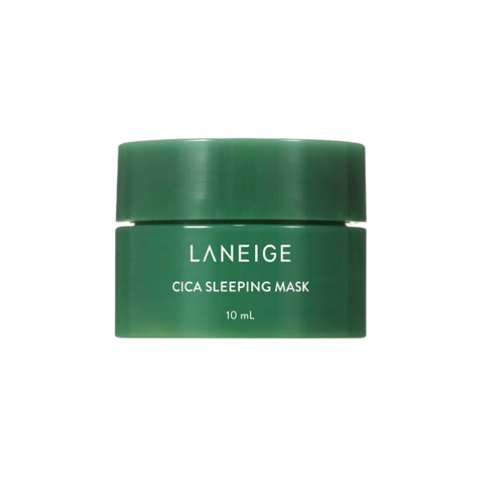 Laneige mini sleeping mask cica - Восстанавливающая ночная маска с центеллой азиатской (travel)