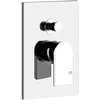 Gessi Emporio Via manzoni 44634#031 Внешние части для настенного смесителя на 2 выхода с переключателем ванна-душ, цвет: Chrome