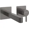 BelBagno DEL2.0-BLVM-GM-W0 Смеситель для раковины встраиваемый с внутренней частью, без донного клапана, оружейная сталь