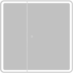 BelBagno Marino SPC-MAR-800/800-2A-LED-TCH Зеркальный шкаф, цвет: белый фото