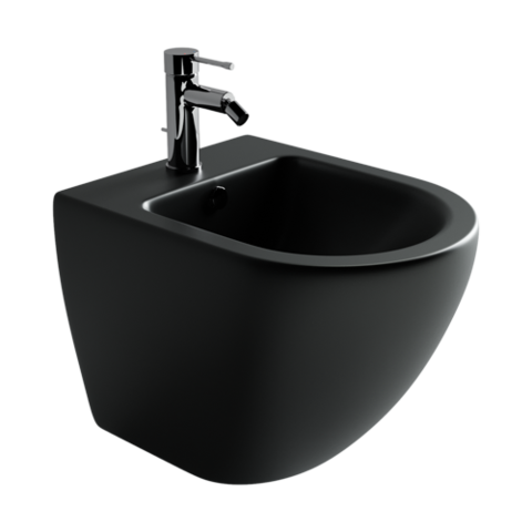 Ceramica Nova Metropol CN4003MB Подвесное биде, цвет: чёрный