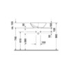 Duravit ME by Starck 0334520000 Раковина-чаша 55х42х16,5