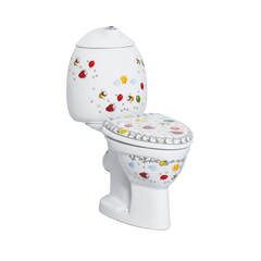 Creavit CK400-00CB00E-FF00 Бачок детский, цвет: белый фото