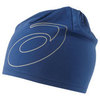 ASICS LOGO BEANIE шапка для бега синяя - 4