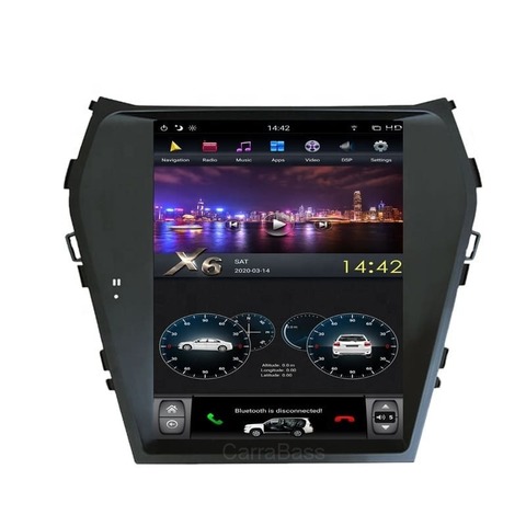 Магнитола для Hyundai Santa Fe (2012-2018) Android 9.0 4/64GB QLED DSP модель ZF-1157-DSP