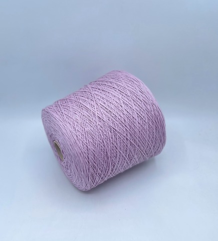 Бобинная пряжа (пр.Италия), art.Cotone, 350м/100 гр. 100%Хлопок, цвет-Розовая сирень , арт.34792