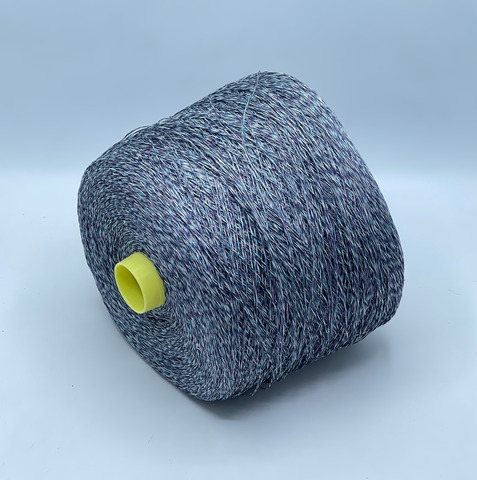 Бобинная пряжа, Frescolino, 500м, 100%Лен, Мультиколор, 39988