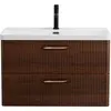 BelBagno Due DUE-800-2C-SO-NOCE-P Тумба под раковину подвесная, 80x43, цвет: Noce