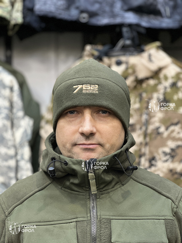 Флисовая теплая шапка мужская 7.62 Gear, Олива