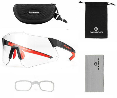 Картинка очки спортивные Rockbros 14110001 black-red - 3