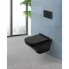 BelBagno Sela BB3201SC-MB Сиденье дюропластовое с металлическим креплением, с механизмом Soft Close, цвет: чёрный
