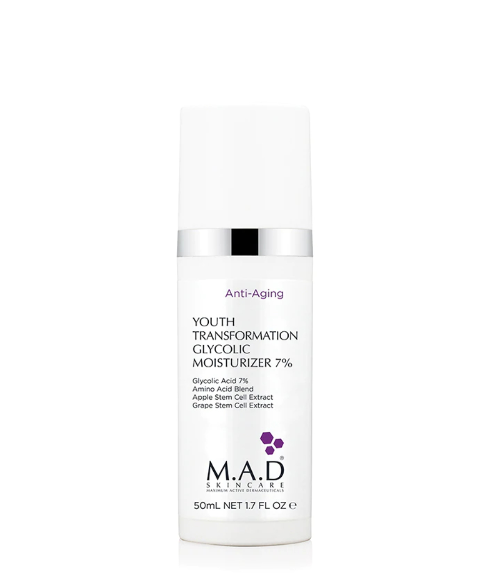 M.A.D. YOUTH TRANSFORMATION GLYCOLIC MOISTURIZER 7% Омолаживающий увлажняющий крем с 7% гликолевой кислотой