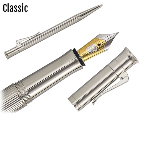 Ручка перьевая Graf von Faber-Castell Classic Platimun, M (145560)