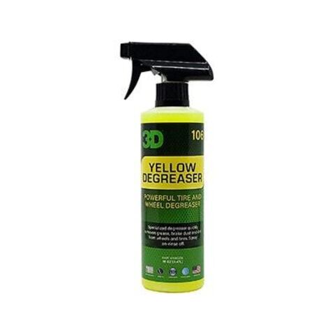 3D Удалитель тормозной пыли и жирных пятен c покрышек Yellow Degreaser 0,48л