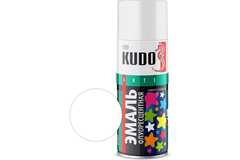 яяЭмаль флуоресцентная Kudo белая (520мл) аэрозоль