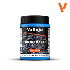 Средство для оформления подставок Vallejo серии Texture Pacific Blue (200мл)