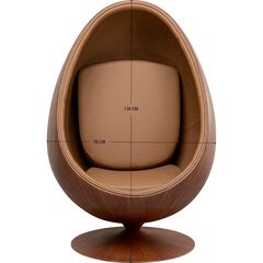 Кресло вращающееся Eye Ball Walnut