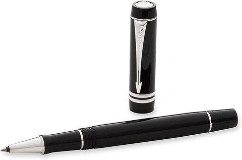 Ручка-роллер Parker Duofold T89, Black PT (S0690620)