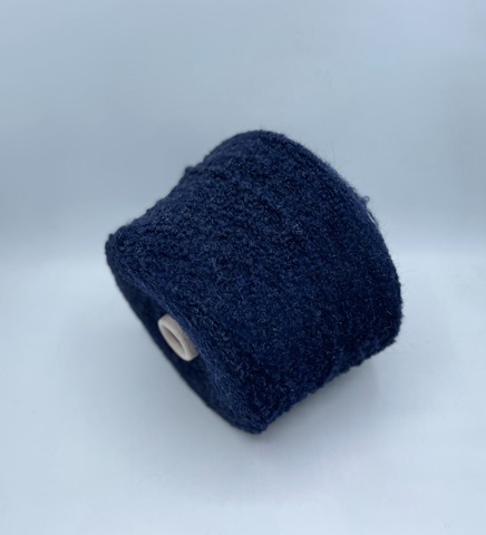 Pecci filati (пр.Италия),art. Spuma melange, 260/100гр, 39% Шерсть, 22% Альпака, 25% Акрил, 13% Полиамид,1% Эластана, цвет-Темно-синий,с проседью. арт.36714