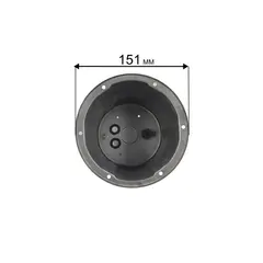 Корпус насоса водяного QUATTRO ELEMENTI D750F Inox (770-728-006)