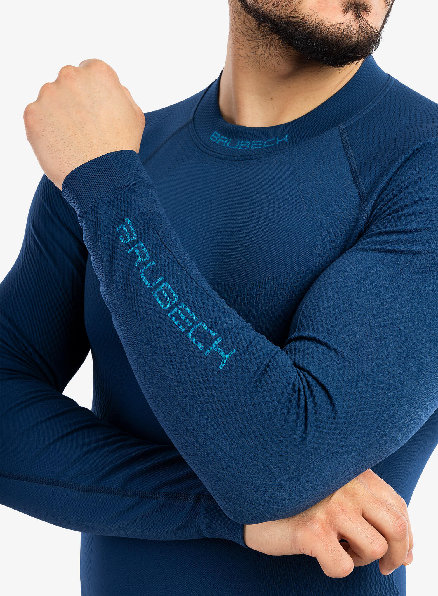Мужское теплое термобелье комплект Brubeck Extreme Thermo blue - 7