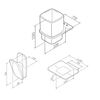Am.Pm AK50B1003B Inspire V2.0 набор аксессуаров для зоны красоты. черный