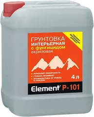 Грунтовка Alpa Element P-101 интерьерная с фунгицидом акриловая белая