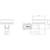 Gessi Emporio accessories 38803#149 Мыльница настенная, сатинированное стекло, цвет: Finox Brushed Nickel