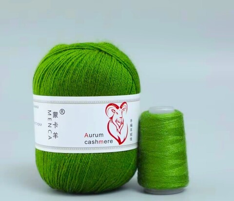 Пряжа Aurum Cashmere 950 зелень