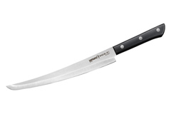 Фото Нож кухонный слайсер Танто Samura Harakiri, 230 мм, черная рукоять