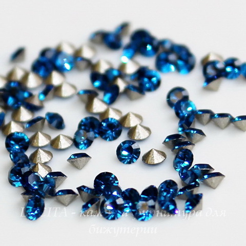 1028 Стразы Сваровски Capri Blue PP 14 (2-2,1 мм), 10 штук ()